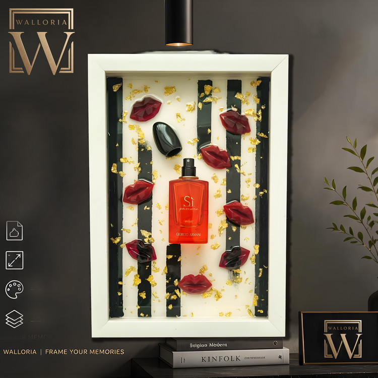 تابلو شیشه عطر ادکلن شکسته رزینی سی (SI) 24 در 34 کد 2434103
