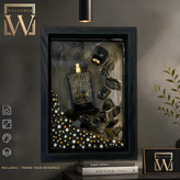 تابلو شیشه عطر ادکلن شکسته رزینی لئونی (LEONIE) 24 در 34 کد2434105
